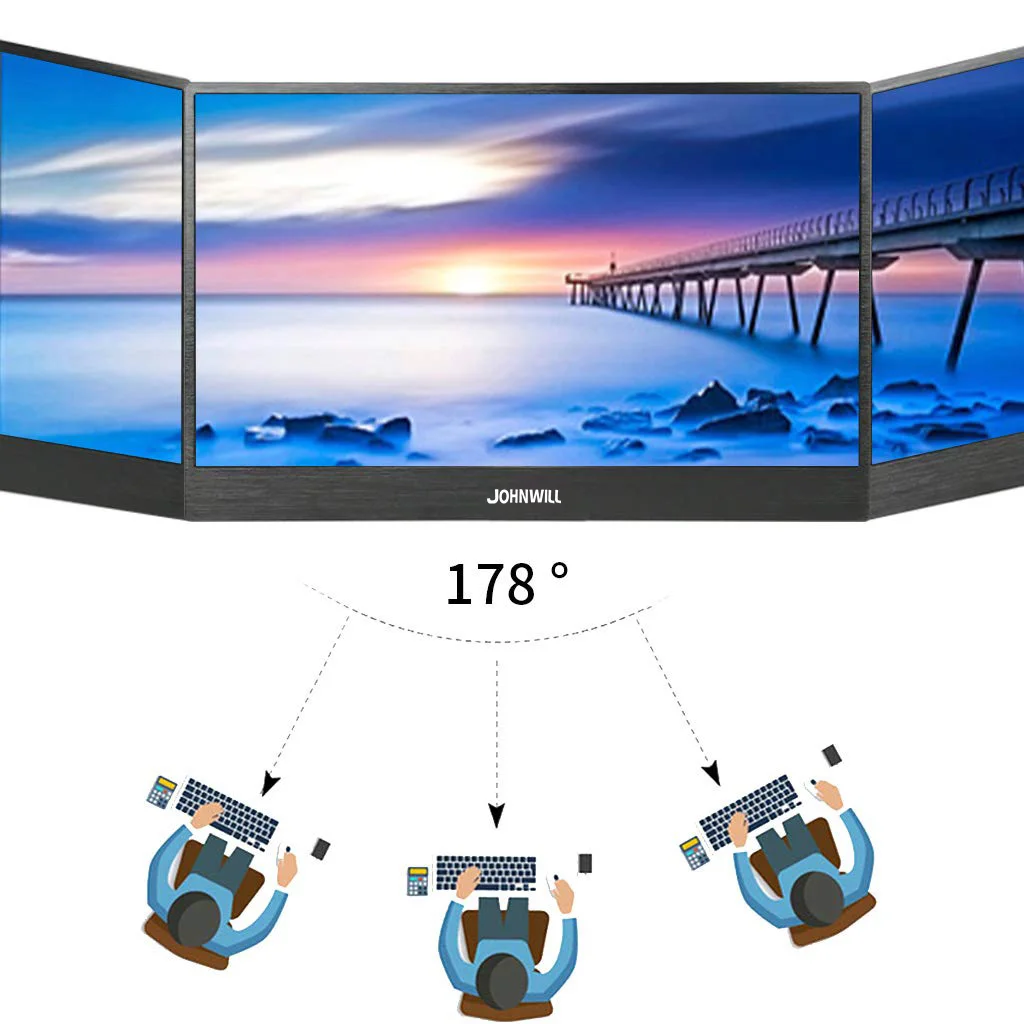 15," планшетный компьютер портативный 1920x1080P ips lcd светодиодный дисплей с тип-c USB-C HDMI тонкий сенсорный монитор для Raspberry Pi 3 B 2B