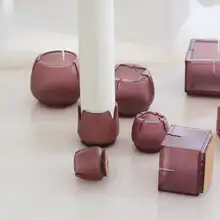 8 шт., квадратные силиконовые чехлы для ног стула, носки, нескользящие накладки для ног на стол, защита для пола, Трубная пробка, детали для мебели