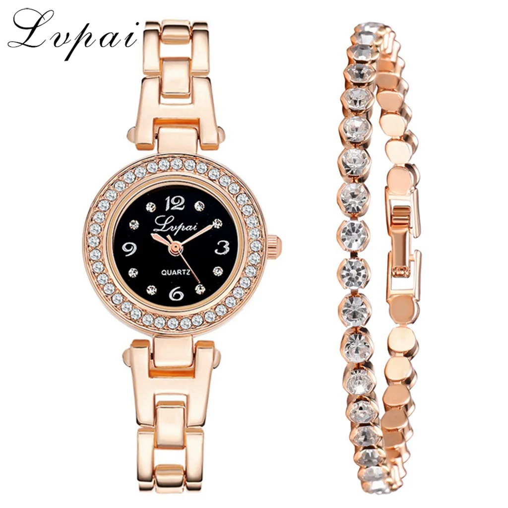 Montre avec strass et bracelet Laurier en coffret 2