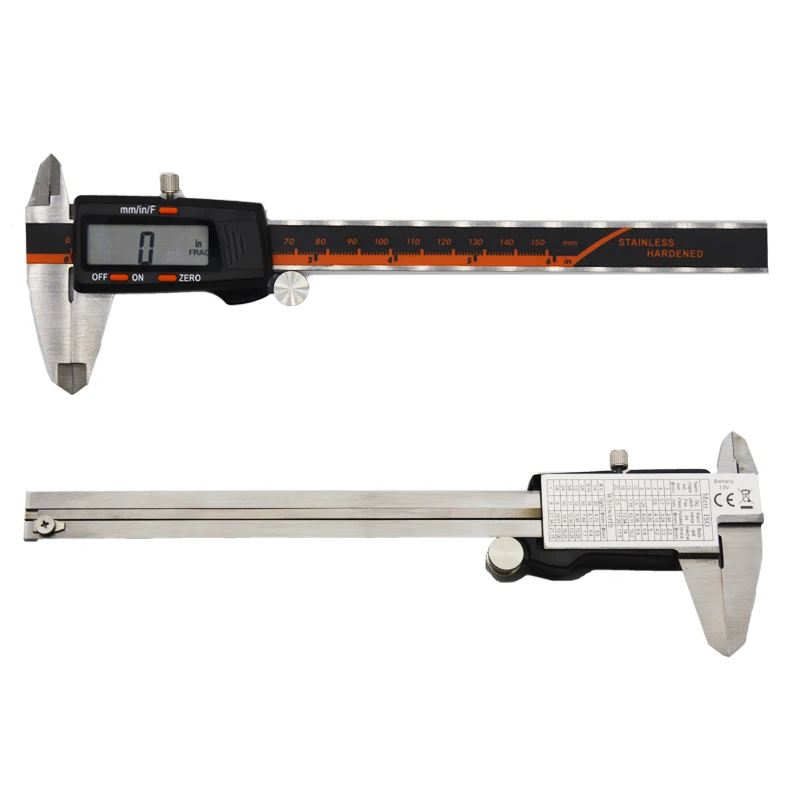 caliper 0-150mm 0.01mm micrômetro paquimetro ferramenta de medição pinça