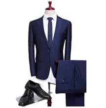 Latest Slim Fit Best Tailored Suits Wedding Navy Blue Suits Men Blazer Business Tuxedo Mens Grooming Dinner Prom Suits Coat Pant Latest Slim Fit Best Tailored Suits Wedding Navy Blue Suits Men Blazer Business Tuxedo Mens Grooming Dinner Prom Suits Coat Pant