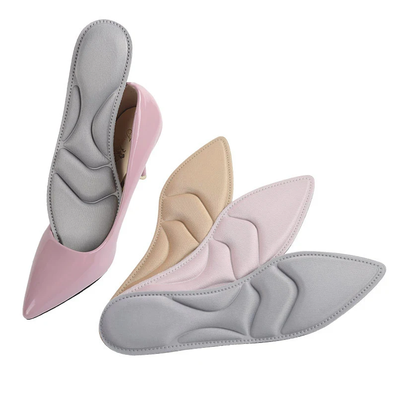 1 пара 4D губка дышащая стелька мягкий комфорт Арка Поддержка для женщин высокий каблук обувь Pad плоский массаж ног вставки