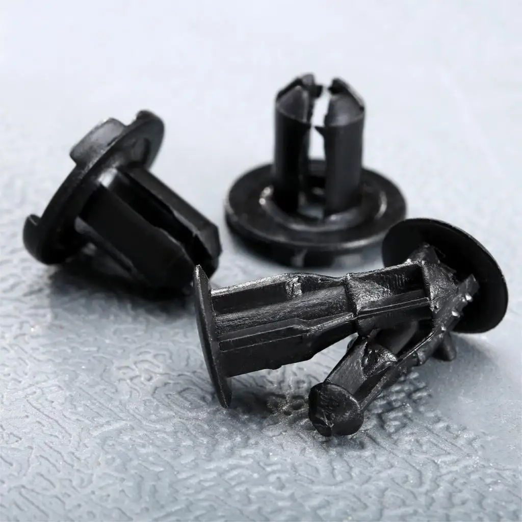

50Pcs Auto Bumper Fastener 9mm Hole Rivet Retainer Push Engine Cover Fender Door Trim Panel Clip MR200300 For Mitsubishi Honda