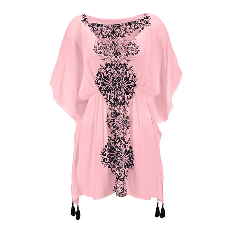 New Women Summer Fashion Holiday Sexy Sexy Off Shoulder Lace Shift Loose Beach Party Mini Dress Elegant Lady Party Dress #4R10 (18)