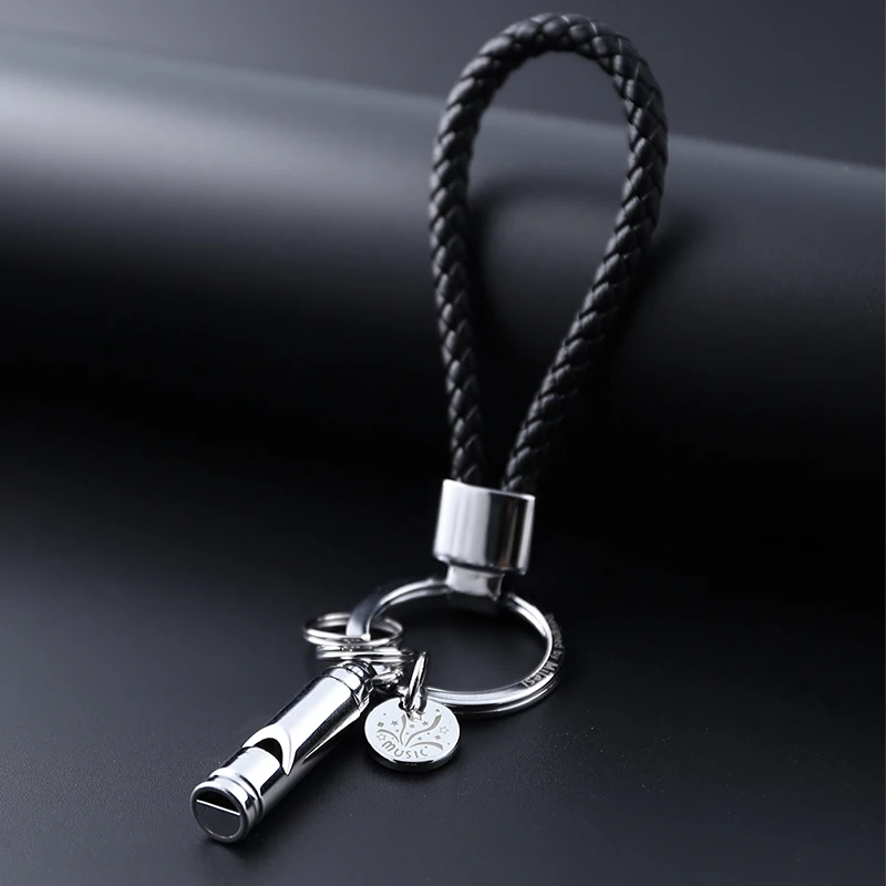 MILESI Official Whistle Design Fashion Funny Car Keychain Creative Key