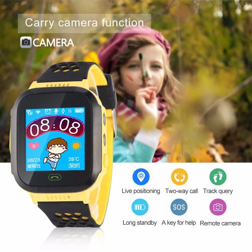 Kids font b Children b font Two Way Call Phone Book GPS Live Positioning SOS Help