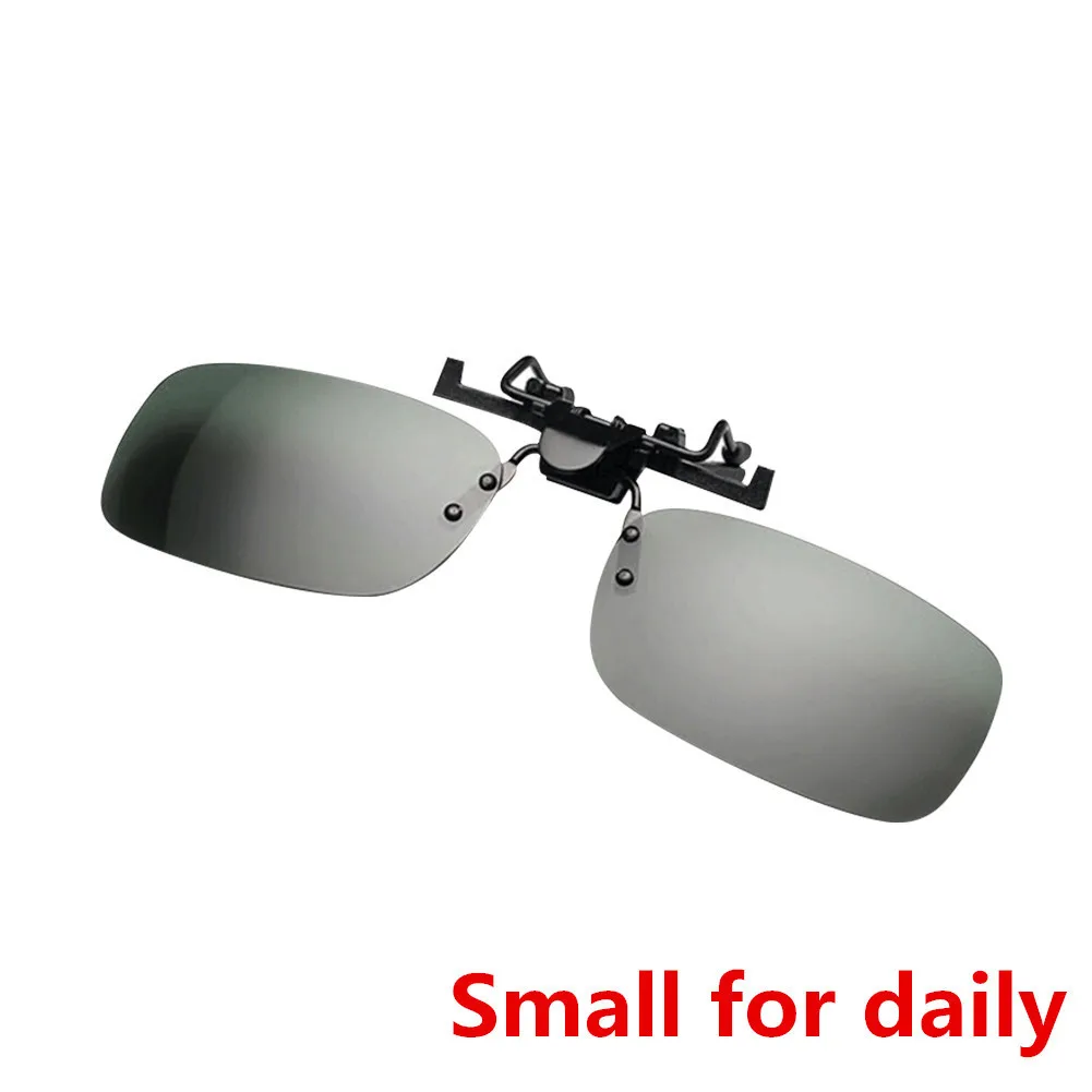 Очки для вождения автомобиля солнцезащитные очки анти-ослепляющие высокий луч день и ночь сильный светильник очки для вождения с Чехол и ткань для очков - Название цвета: Серый