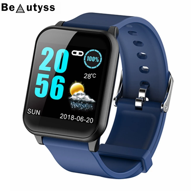 Смарт часы Beautyss IP68 водонепроницаемые Reloj Smartwatch Hombre Muliti Sports Mode мужские с ECG PPG