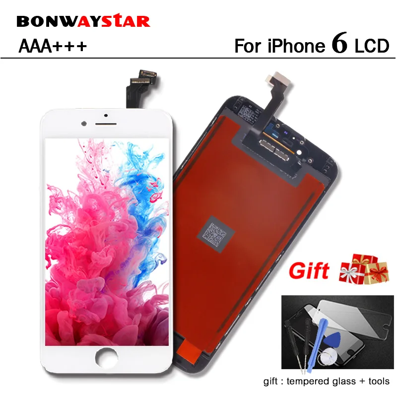 

AAA+++ Quality LCD Screen For iPhone 6 6G A1549 A1586 A1589 Display Assembly Replacement Touch Screen with Original Digitizer