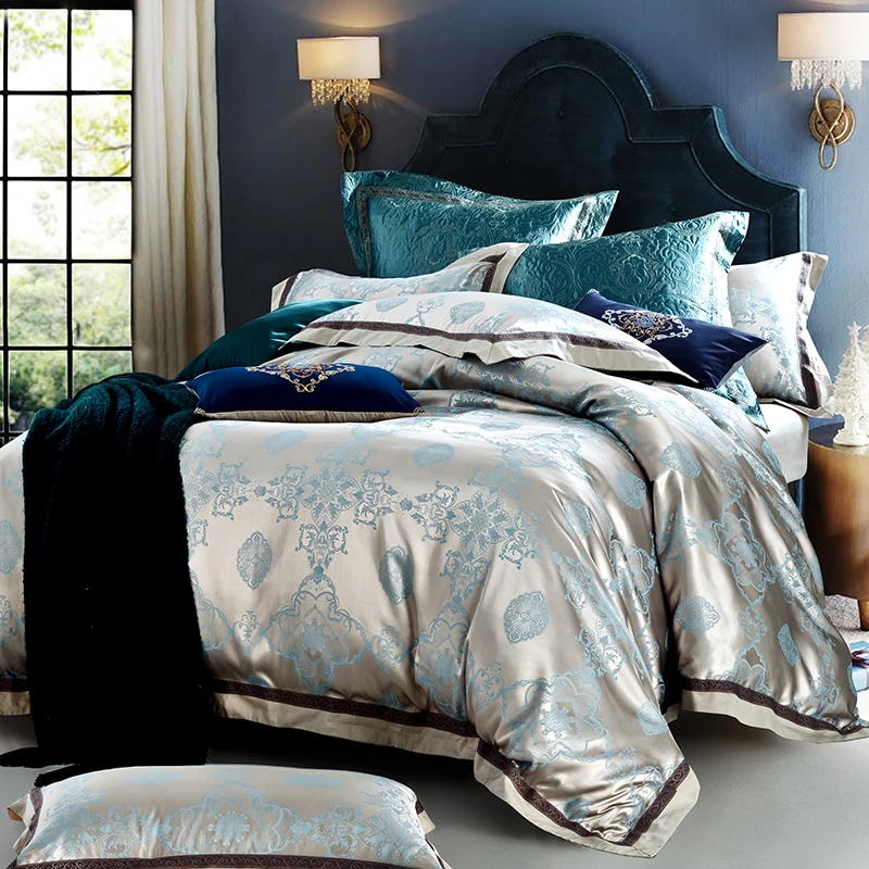 

UNIHOMLuxury Embroidery Bedding Set bedclothes bed linen/sheet set Queen/King Size Home textile