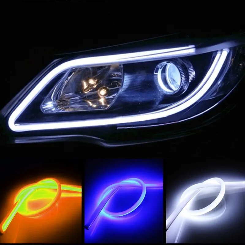 Buy 2Pcs DRL 30 60cm Daytime Running Light Strip