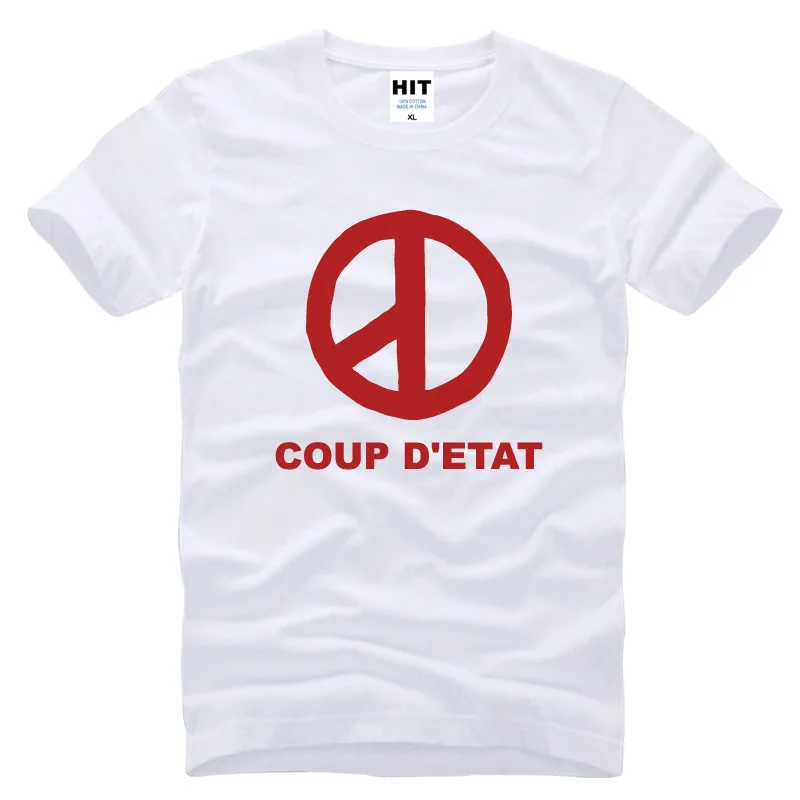 Mens ODDKING Nieuwe Gedrukt Katoenen STAATSGREEP Mannen Tee T-shirt Korte Laatste G-dragon korting Tshirt Camisetas Mouwen Mode Hombre Bigbang 2015 4 Mens ODDKING Nieuwe Gedrukt 4