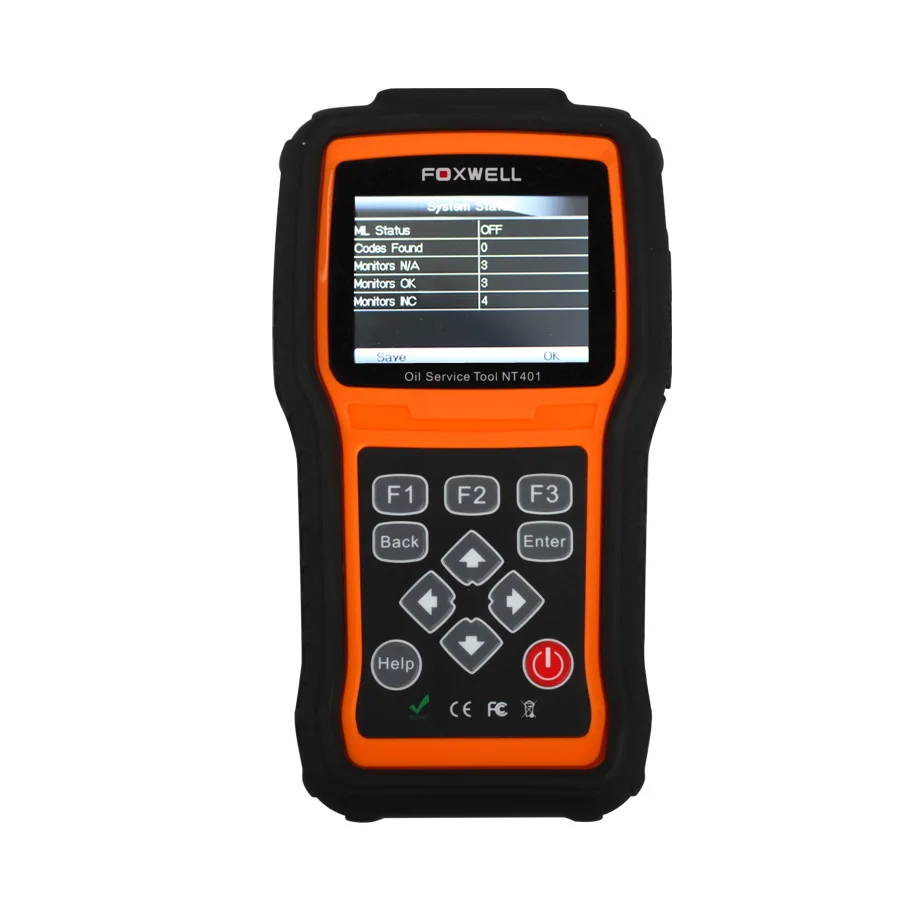 Инструмент для сброса масла Foxwell NT401 масляный светильник NT401|oil light reset|oil service reset |
