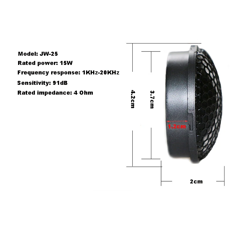 A Full Set of 6.5inch Car Hifi Speakers Woofer Speakers For Front Door And Coaxial For Back Door