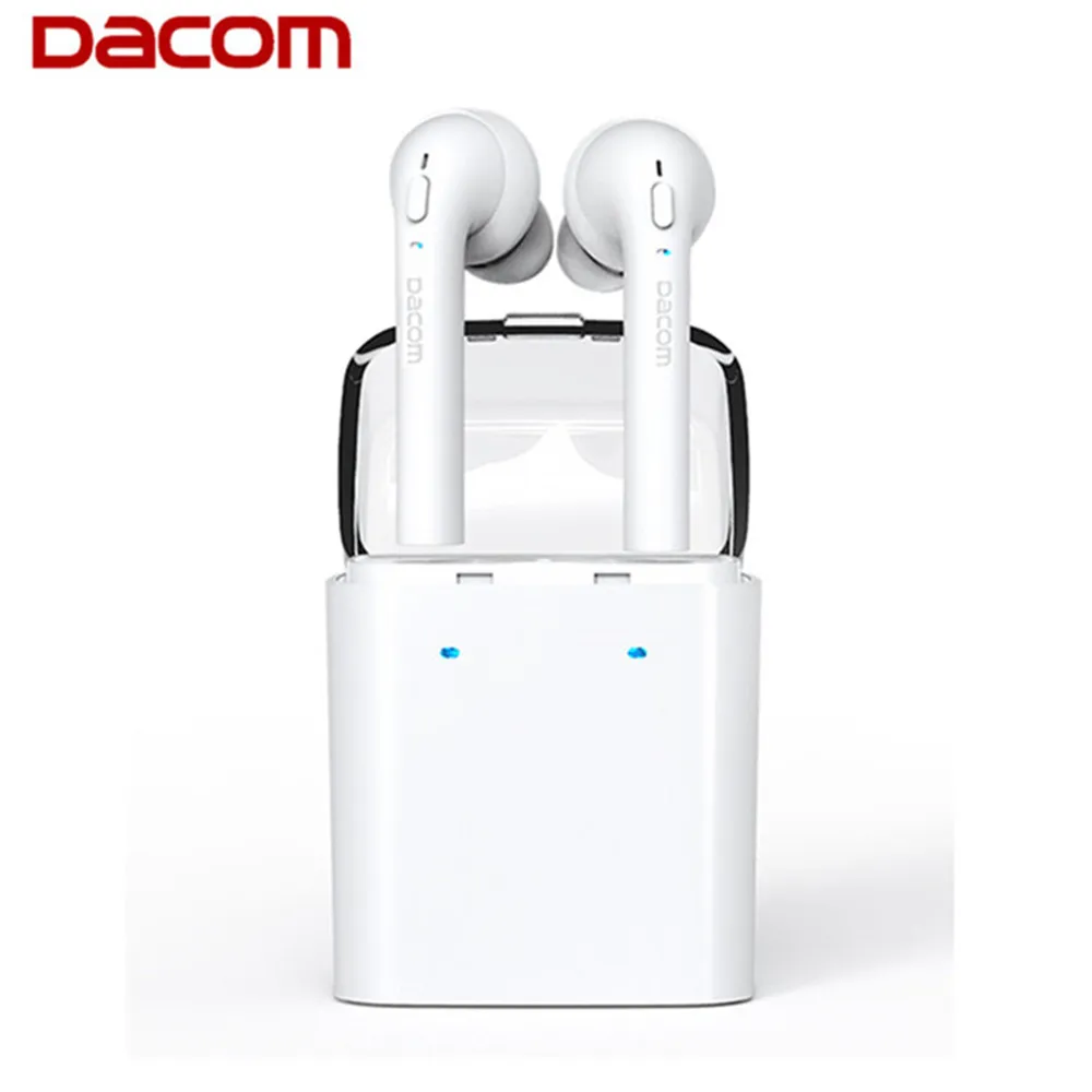 

Dacom Wireless Bluetooth Earphone Stereo With Microphone Portable Noise Cancelling Earbuds Earhook Headset For iphones