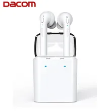 Cheapest Dacom Wireless Bluetooth Earphone Stereo With Microphone Portable Noise Cancelling Earbuds Earhook Headset For iphones