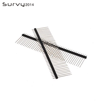 

5/10/20PCS Pin Header 40Pin 2.54mm 20MM Long single row Male Breakable