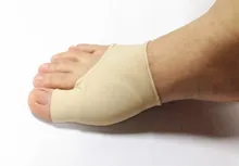2017 Silicone Gel Foot Correction Hallux Valgus Wear Cloth Bunionectomy Nursing Pad Toe Protection Bag Mail Orthopedic Insole