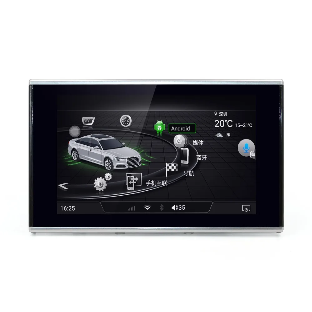 MERRWAY 2011- 8 ''HD дисплей для Audi A8 Мультимедиа Навигация приборной панели dvd-плеер с wifi и 4G SIM подключение