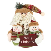 Рождественские подарки Новогодние украшения домашние куклы семейный портрет снеговик, рождественские украшения
