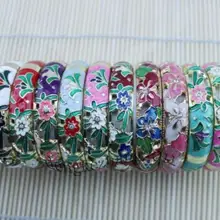 Wholesale10 шт Потрясающие Китайский ручной работы перегородчатой эмали Браслет-манжета