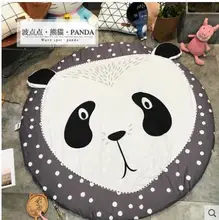Cartoon Flamingo Cactus Printed Carpets Coral Velvet Floor Mat Round Carpet for Kids Bedroom Living Room Play Tent Area Rug Cartoon Flamingo Cactus Printed Carpets Coral Velvet Floor Mat Round Carpet for Kids Bedroom Living Room Play Tent Area Rug