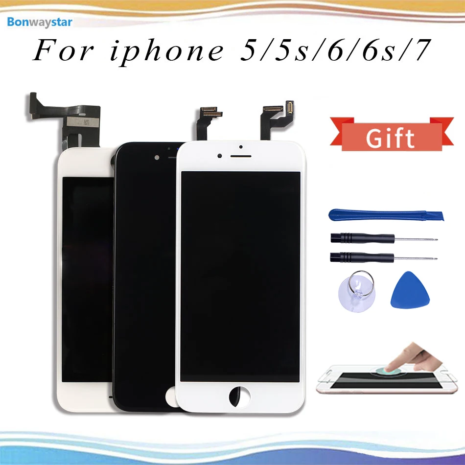 ЖК объектив Pantalla для iPhone 6 6s сенсорный экран в сборе замена 4 7 дюйма дисплей 5 5s