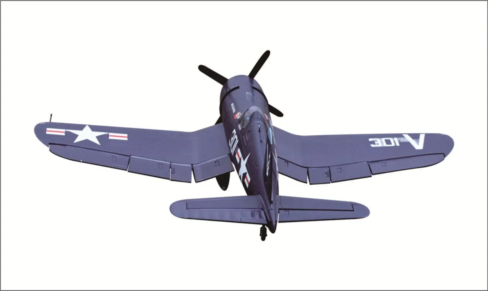 FMS 1700 мм 1 7 м (66 9 дюйма) F4U Corsair 6S 6CH с закрывающимися клапанами убирает PNP