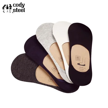 

Cody Steel Summer Socks Men Fashion Casual Male Socks Cotton Breathable Classic Shallow Mouth Invisible Socks Man 3pairs/lot