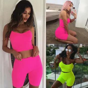 

Women Bodycon Sport Short Jumpsuit Romper Playsuit Short Pants Trousers