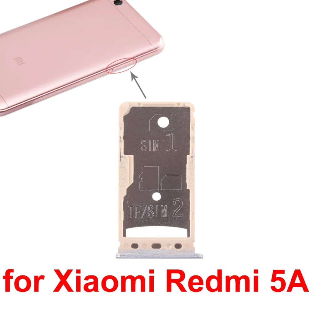 Новый лоток для sim карт Xiaomi Redmi 5/Redmi 5A 2 Micro SD запасные части|Адаптеры SIM карт| |