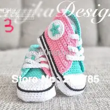 Вязаная детская спортивная обувь ручной работы, вязаные детские ботиночки, хлопок, 0-12 м, реквизит для фотосессии