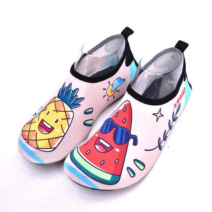 Женская пляжная обувь с фруктами; красивая обувь для вождения; обувь для плавания; обувь для серфинга; обувь для морского спорта; шлепанцы - Цвет: SH0014FL1