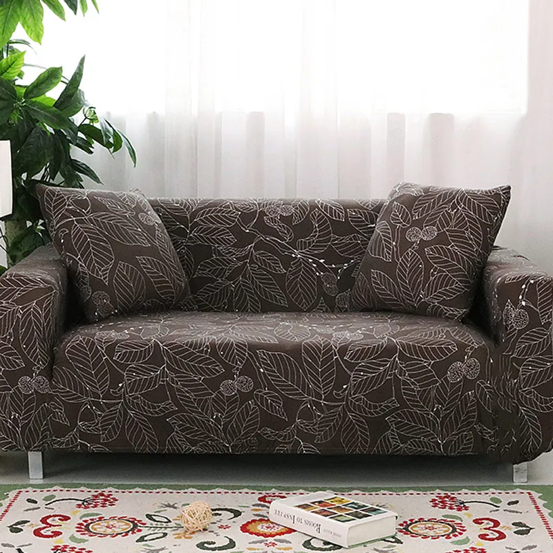 Печать 1/2/3/4 сиденья для диванов все включено эластичные моющиеся Съемное Сиденье Чехлы диванные покрывала покрытия чехлов