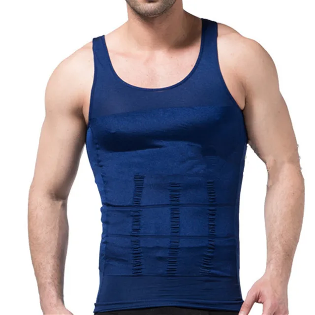 Aliexpress.com : Buy Body Shaper Men Slimming Tshirt Sculpting Tank Top ...