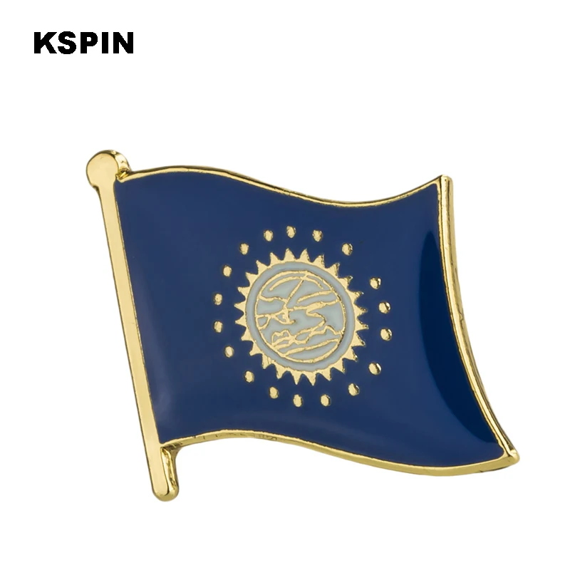 U.S.A Michigan State значки значок-флажок флаг Lapal Pin на рюкзаке булавки для одежды 10 шт. XY0225