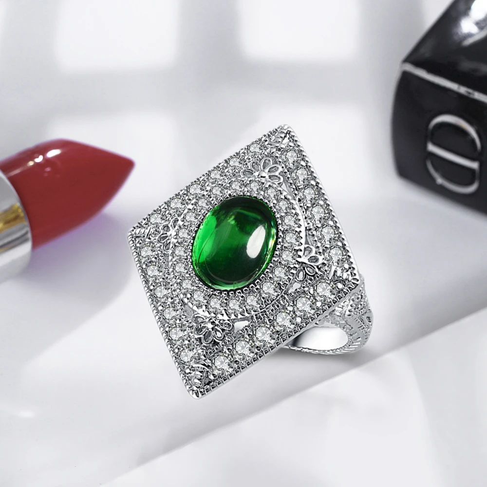 925 sterling silver turquoise ring gemstone ring personalized wholesale lots bulk Party Trendy
