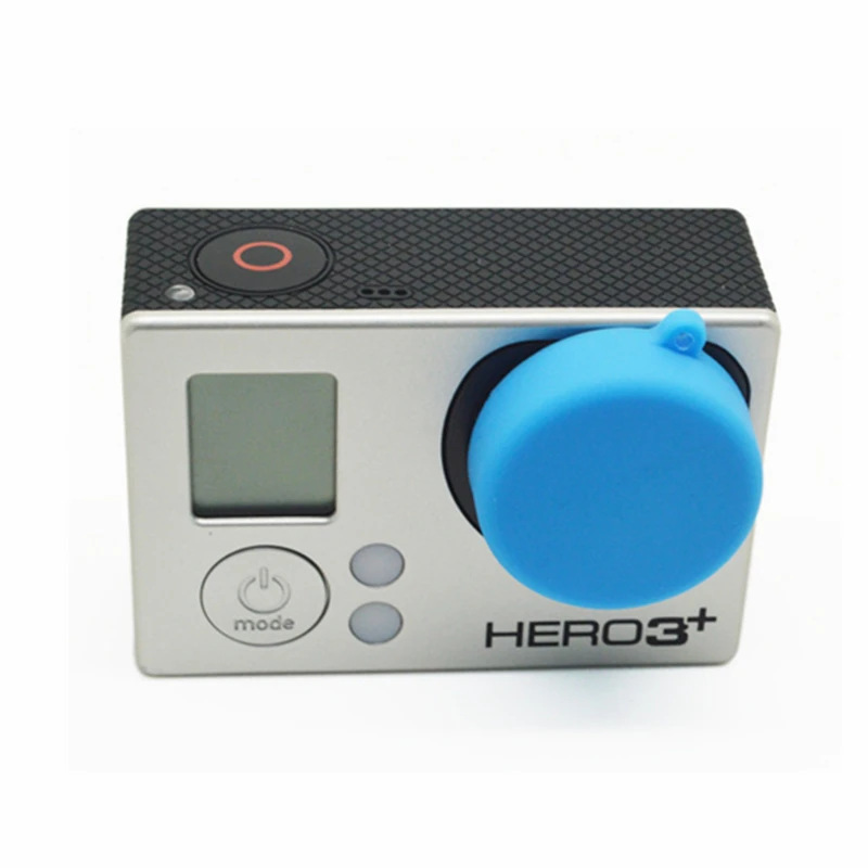 ORBMART Go Pro Аксессуары для камеры Защитная силиконовая Крышка для объектива чехол для GoPro Hero 4 3+ 3 Спортивная Экшн-камера