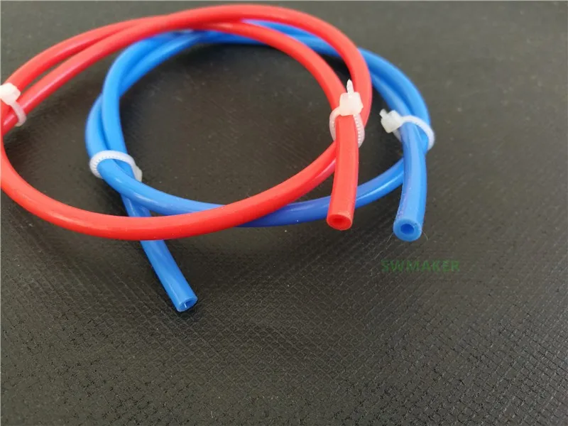 1 шт синий Красные/белый/черный 360 мм 2*4 PTFE Боуден трубка для Prusa i3 MK2.5/MK3 экструдер