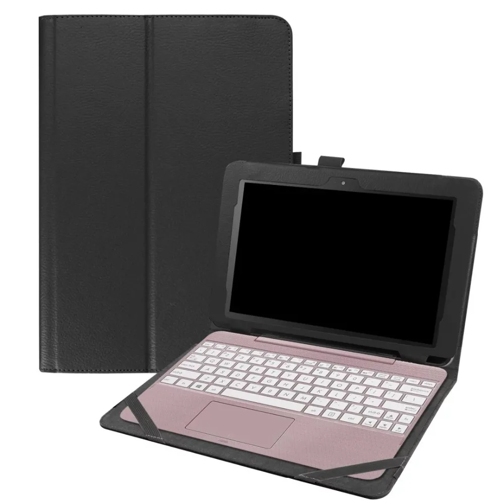 

For ASUS T101 HA Keyboard Protective Cover Case For ASUS Transformer BOOK T101HA Tablet Folding Stand Tablet Stand Cover +Pen