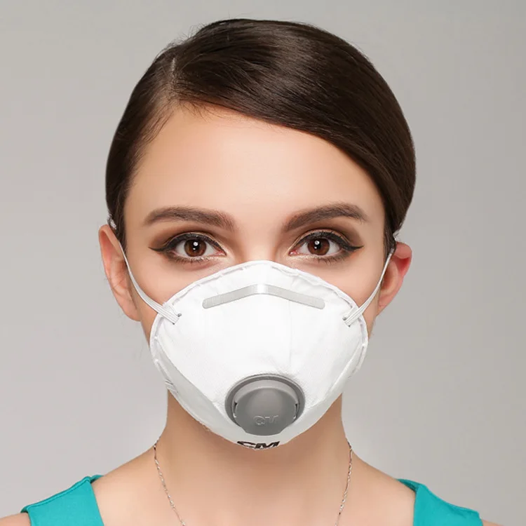 PM2.5 Респиратор маска белый вентиляционные угольный фильтр маска от пыли дыма N95 нос фильтр пыли маска 5 шт./мешок
