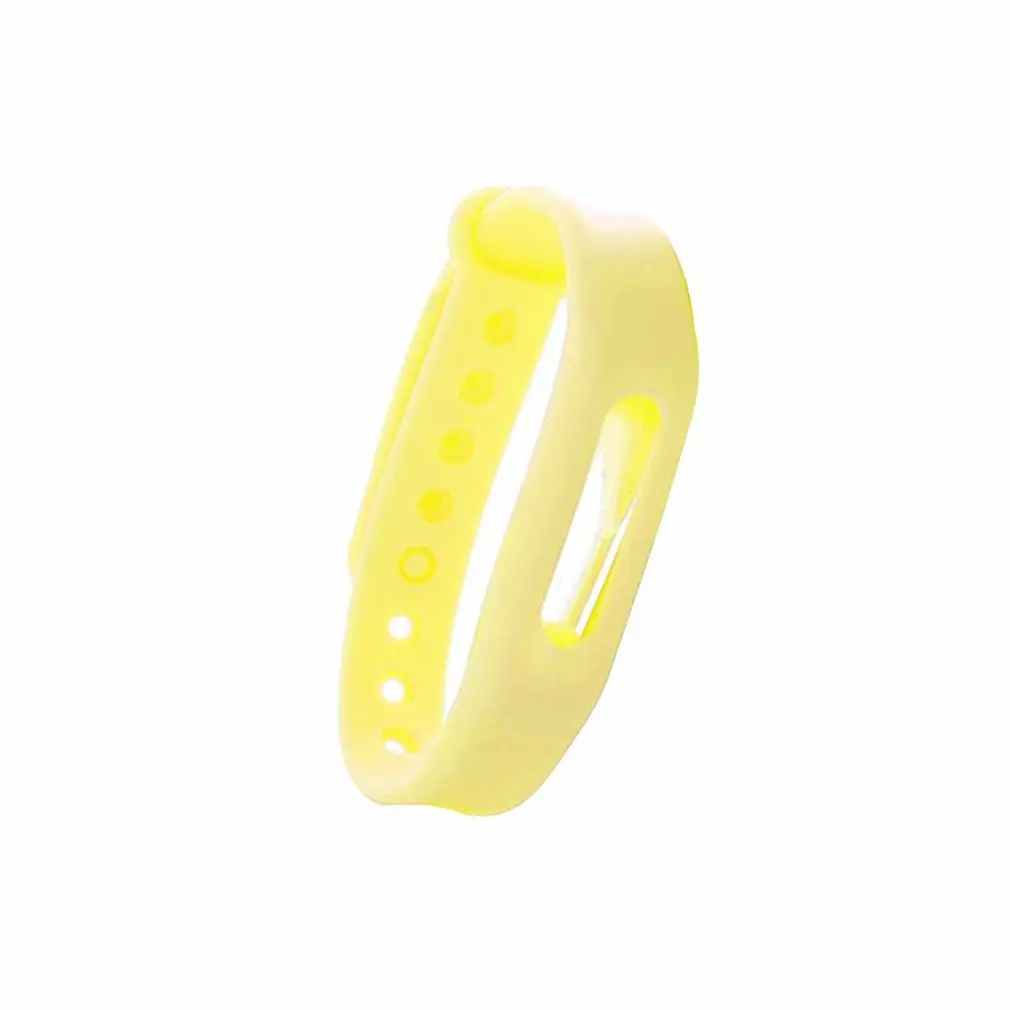 

1PC Anti Mosquito Repellent Bracelet Capsule Pest Insect Bugs Control Repeller Wristband For Kids Baby Skin Care Yellow Color