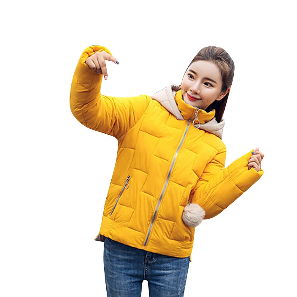 Free Ostrich 2019 new ladies fashion coat winter jacket women outerwear short jacket female padded parka women's overcoat N30