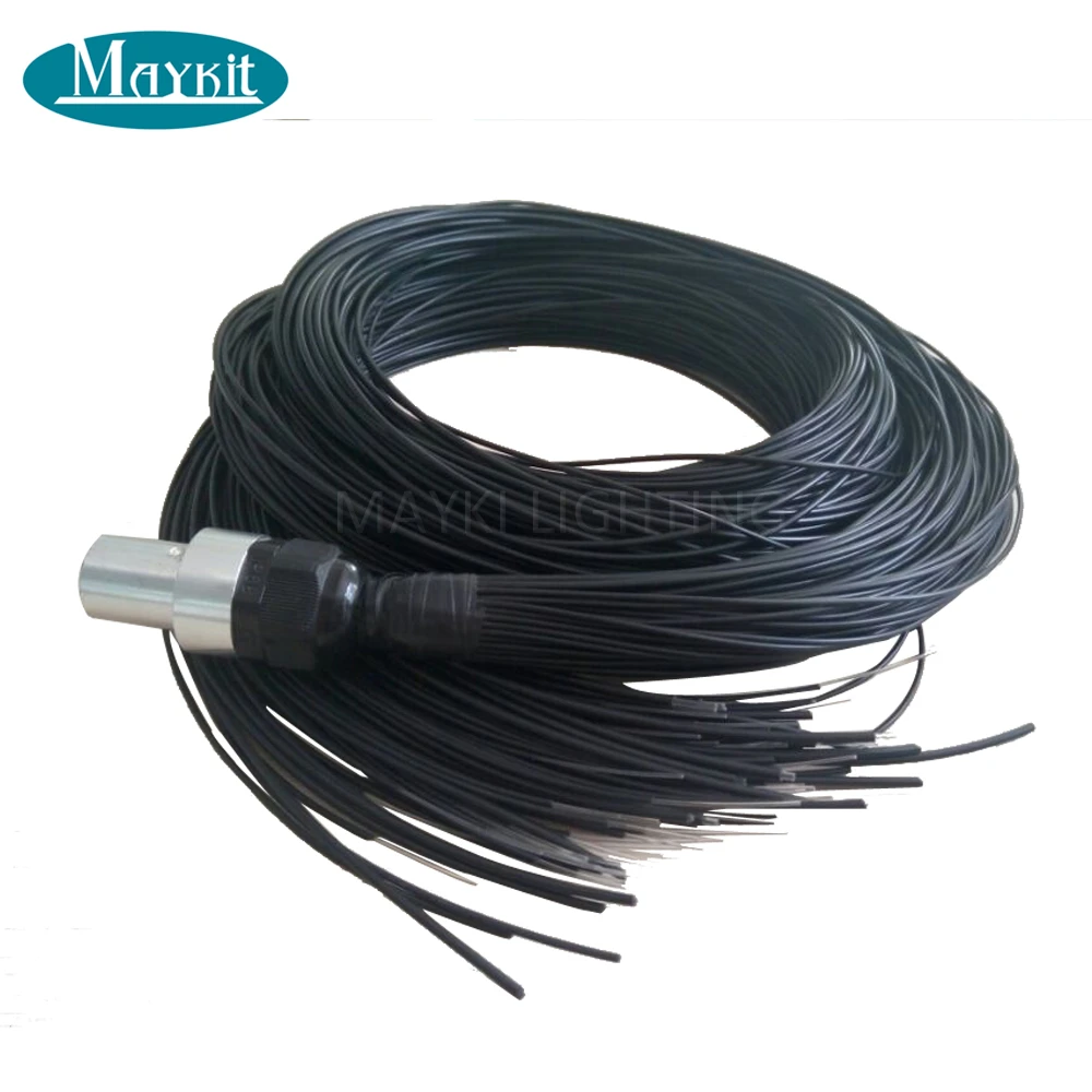 Maykit продвижение оптический Волоконно-оптический сауна свет комплект для парной использования с 1.5 мм Толщина конец выделением кабель оптоволокно