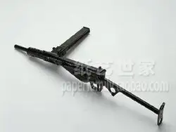 3D бумажная модель стен пулеметы 1:1 огнестрельное оружие войны II ручная головоломка игрушка