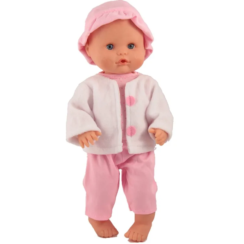 

Doll Clothes Fit 35cm Nenuco Doll Nenuco y su Herman 13inch Doll Fales-3-pieces Outgoing Outfits With Sun Hat For Nenuco Doll