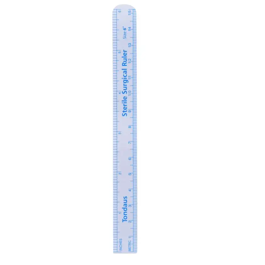 Tattoo Pen +Ruler Surgical Skin Marker Pen Scribe Tool for Tattoo Piercing Permanent Makeup Tool 3JU12