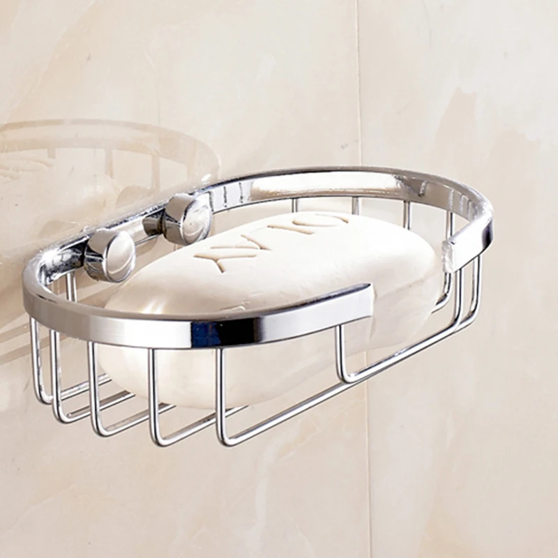 

1pcs Soap Holder Stainless Steel Soap Box Holder Water Holder Round /Square Soap Storage Rack Hanger High Quality Racks