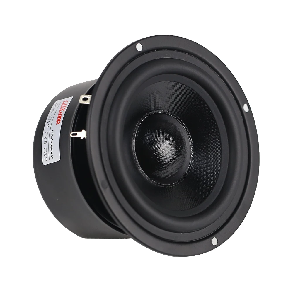 GHXAMP HIFI 4 INCH 70W Woofer Mediant Speaker low-frequency HIFI Desktop Bookshelves Home Theater Bass Speaker 1PCS