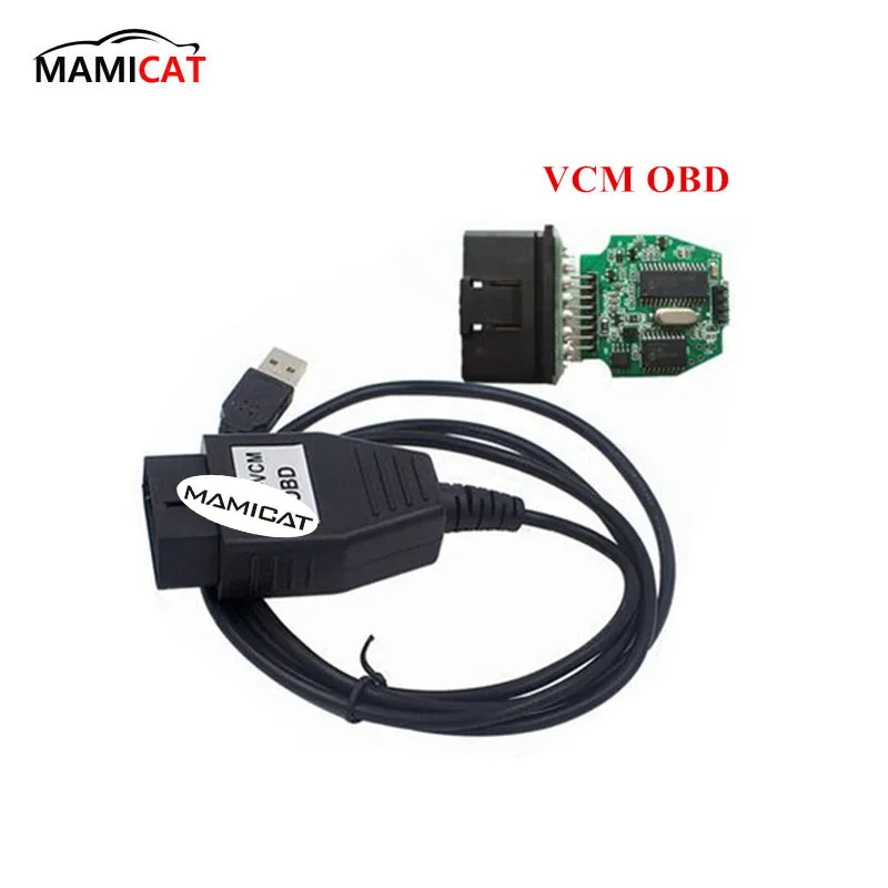

Best Green PCB For VCM OBD Auto Diagnostic Cable FoCOM Diagnostics Program VCM OBD OBD2 Interface For Car 1996~2010
